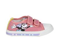 Cerdà Minnie Chaussure En Toile Semelle PVC Avec Lumières Coton Rose - T028