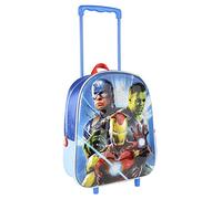 CERDA Mixte Enfant Mochila Carro Infantil 3d Metalizada Avengers Sac à dos à roulettes 3D métallique pour enfants Avengers Not Applicable, Multicolore, 26.0 X 31.0 X 10.0 CM
