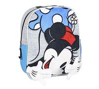 Cerdá Mochila Infantil Personaje Aplicaciones, Applications de Personnage de Sac à Dos Minnie Mixte Enfant, Multicolore, 28.0 X 23.0 X 9.0 cm