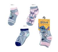 CERDÁ LIFE'S LITTLE MOMENTS Lot de 3 chaussettes Stitch unisexes pour enfants, Point (Stitch), 23-26