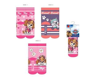 Cerdá Pack de chaussettes pour fille Paw Patrol Taille 31/34 - 6 à 8 ans - 3 ans minimum
