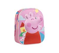 CERDÁ Sac à dos enfant LIFE'S LITTLE MOMENTS Peppa 3D 5×31×10 cm poignées réglables, résistant
