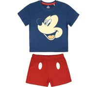 Cerdá Pijama Corto Algodón Mickey Ensemble de Pyjama, Bleu (Azul C03), 4 Ans (Taille Fabricant: 4) Garçon
