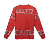 Cerdá - Pull point de Noël Stitch L - Taille L - Coloris Rouge - À partir de 36 mois