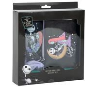 Cerdá Set Belleza Jack et Sally - L'Étrange Noël de Mr Jack Disney - Nécessaire, Brosse à Cheveux et Élastiques