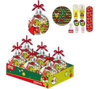 Cerdá- Set de Papeterie Boule décoration de Noël The Grinch 10 x 10 x 10 cm (2700001526)