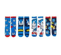 Artesanía Cerdá Chaussettes Sonic 4 pièces Multicolore Taille 35-38 Garçon