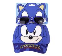 CERDÁ Ensemble lunettes de soleil et casquette Sonic – Multicolore – Taille unique unisexe
