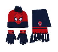 CERDÁ - Set enfant Spiderman: bonnet, gants, écharpe thermique - Taille unique (lot 3) mixte
