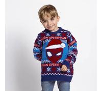 CERDÁ LIFE'S LITTLE MOMENTS Pull de Noël Spiderman en tricot Bleu 3 ans