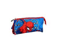 ARTESANÍA CERDÁ - Trousse Spiderman à 3 compartiments - glissières résistantes