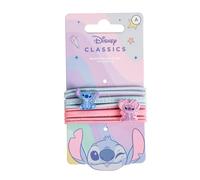 ARTESANÍA CERDÁ, S.L. Élastiques à cheveux Disney Stitch Lot 8 avec breloque filles & femmes