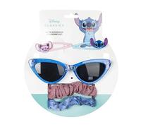 ARTESANÍA CERDÁ Set de beauté pour enfants Stitch bleu et rose lunettes 2 épingles & 2 pinces
