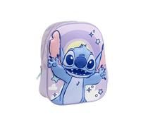 Cerdá Sac à dos enfant Stitch 3D Violet/Bleu Taille unique