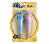 ARTESANÍA CERDÁ – Lot de 2 stylos à bille Stitch – encre douce et corps ergonomique – Licence