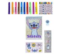 Coffret de papeterie enfant Cerda Disney Stitch - 30x30x2,5 cm