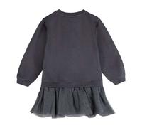 Cerdà Sudadera French Terry Sweatshirt à Capuche avec Hello Kitty et Kuromi - Gris Foncé Taille 4 Ans