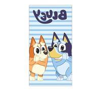 Cerdá Toalla Bluey en Microfibre 70 x 140 cm - Âge Recommandé 3 Ans - Couleur Bleu Clair