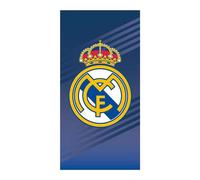 Cerdá Toalla en microfibre Real Madrid 70 cm x 140 cm, bleu - Serviette de bain pour supporter