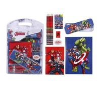 Cerdé Life's Little Moments Fourniture Scolaire Complet De Avengers Avec Étui En Métal - Licence Officielle Marvel 8427934589401