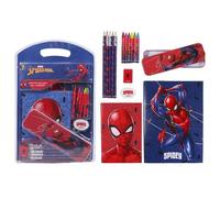 Cerdé Life's Little Moments - Fourniture Scolaire Complet De Spiderman Avec Étui En Métal - Licence Officielle Marvel
