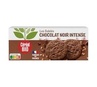 CEREAL BIO - Biscuit Intense au Chocolat Bio, Croquant et Gourmand, 132g - Lot de 4
