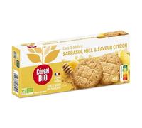 CEREAL BIO - Biscuit Miel Citron Sarrasin 132G - Lot De 4