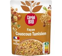 CEREAL BIO - Boulgour Bio aux Épices Tunisiennes, Saveur Authentique et Parfumée (Sachet 220g) - Le lot de 4