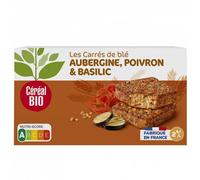 CÉRÉAL BIO - Carré De Blé Aubergine Poivron 200G - Quatre Articles