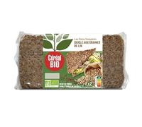 CEREAL BIO - CÉRÉAL BIO PAIN COMPLET SEIGLE AVOINE LIN 500 G - LOT DE 3