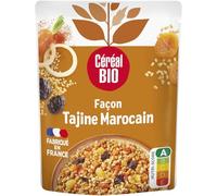 CEREAL BIO - Douceur Marocaine d’Orge et Pruneaux Bio, Texture Fondante et Saveurs Authentiques (Sachet 220g) - Le Lot De 4