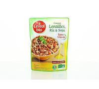 CÉRÉAL BIO - Doy Cuisine Lentilles Riz Soja, Plat Cuisiné Bio 250G - Lot De 4