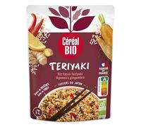 CÉRÉAL BIO Façon Teriyaki 220G, une recette saine et savoureuse pour une alimentation bio équilibrée- Lot De 3