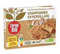 CEREAL BIO - Galettes de Millet aux Champignons, 200g - Produit Biologique pour une Alimentation Saine et Naturelle - Idéal pour un Régime Diététique et Nutritionnel - Ep - Lot De 4 - Vendu Par Lot