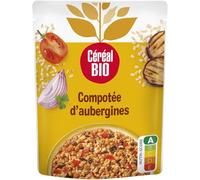 CEREAL BIO - Mélange Nutritionnel Bio Orge, Aubergine & Soja, Texture Gourmande (250g) - Lot de 4 - vendu par Lot