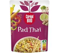 CEREAL BIO - Nouilles Pad Thaï Bio, Saveur Authentique et Texture Fondante (Sachet 220g) - Le Lot De 3