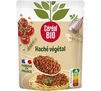 Céréal Bio Protéines de Soja, Oignons, Concentré de Tomate, Herbes de Provence - Plat Cuisiné Bio Individuel, Micro-Ondable, Prêt à Réchauffer - 250g