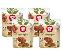 Céréal Bio Protéines de Soja, Oignons, Concentré de Tomate, Herbes de Provence - Plat Cuisiné Bio Individuel, Micro-Ondable, Prêt à Réchauffer - 250g