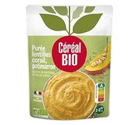 CEREAL BIO - Purée Lentilles Corail Potimarron 250G - Lot De 4