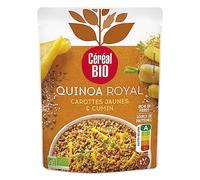 CEREAL BIO - Quinoa Royal Carotte Cumin Bio Savoureux et Subtil, Sachet 220G