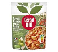 CEREAL BIO - Ravioli Tomate Tofu Basilic Bio 267G - Lot De 4 - Offre Special
