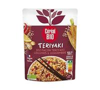 CÉRÉAL BIO - Sauce Teriaki Gourmande saveur sucrée-salée pour cuisine saine et gourmande, Pot 220g