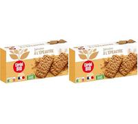 Céréal Bio Spéculoos à l’Épeautre Bio - Biscuit Croquant aux Épices Douces, Sans Huile de Palme - Idéal Pause Gourmande, Goûter ou Café - 125g (Lot de 2)