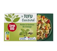 CEREAL BIO - Tofu Gourmand Pesto Courge Bio, Texture Fondante et Saveurs Authentiques (180g) - lot de 3 - Vendu par Lot