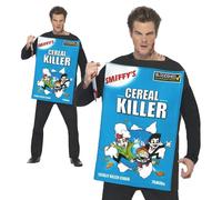 Céréale Killer Costume pour Hommes Drôle Déguisement Halloween Adulte Nouveauté