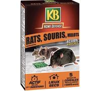 Sachet de céréales anti-rats, souris et mulots - 150 g