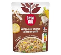 Céréales Bio Premium: Doy Pack 220g Quinoa Royal Coco Citron - Source d'énergie naturelle pour une alimentation saine et équilibrée - Le Lot De 3