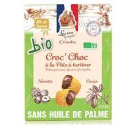 CEREALES - Céréales fourrées à la pâte de noisettes LUCIEN GEORGELIN | Savoureux et onctueux | Idéal pour le petit déjeuner | la boite de 375g | LOT DE 3