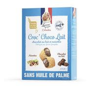 Lucien Georgelin Céréales Croc'choco lait fourréés à la parte à tartiner la boite de 375G