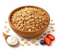 Céréales D'avoine Pures Cuites Au Four 500 G, Avoine Grillée For Petit-déjeuner Instantané, Garniture Yaourt Et Aux Fruits, Sans Sucre Ajouté, Granola Croquant